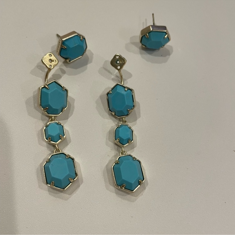 Kendra Scott Ruthie - turquoise and gold